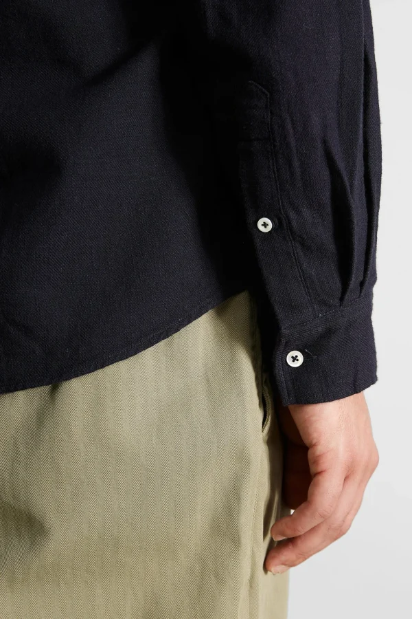 Fashion Edmmond Studios Adam Shirt Plain Navy