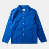 Shop Edmmond Studios Albatros Jacket Plain Blue