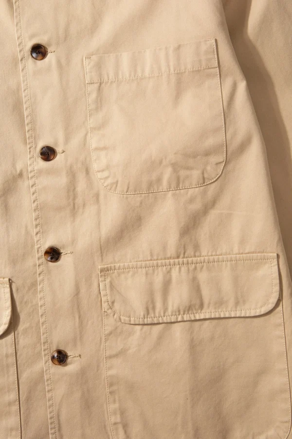 Cheap Edmmond Studios Albatros Jacket Plain Tan