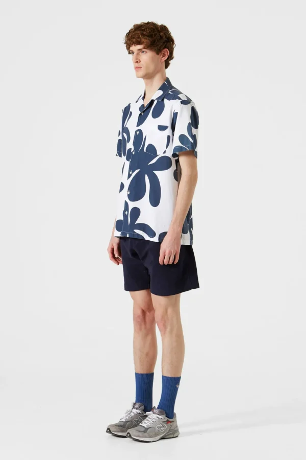 Best Edmmond Studios Alice Short Sleeve Shirt Printed Navy
