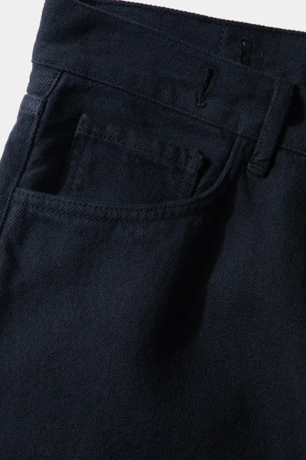 Shop Edmmond Studios Avail Pants Plain Navy