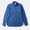 Store Edmmond Studios Bd Shirt Duck Edition Oxford Ns Plain Blue