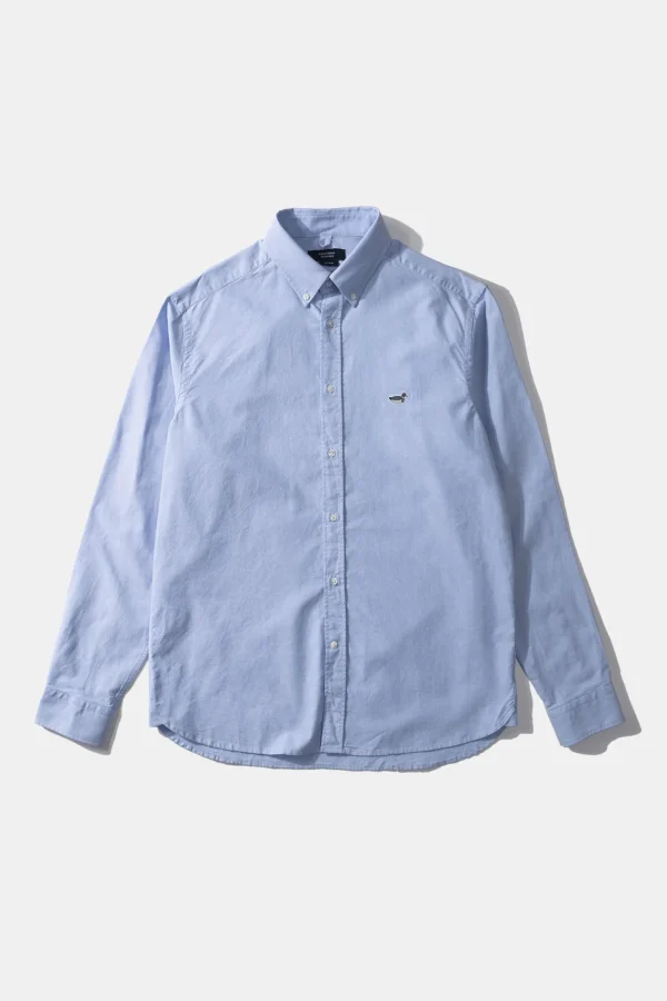 Clearance Edmmond Studios Bd Shirt Oxford Plain Light Blue