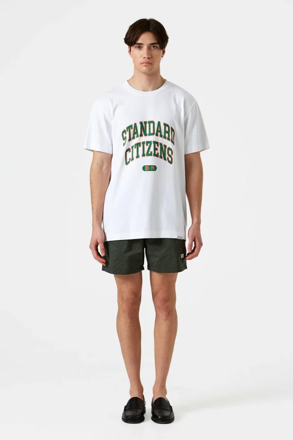 Online Edmmond Studios Ben Vertical Stripes Khaki