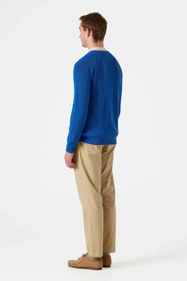 Online Edmmond Studios Canale Sweater Plain Blue