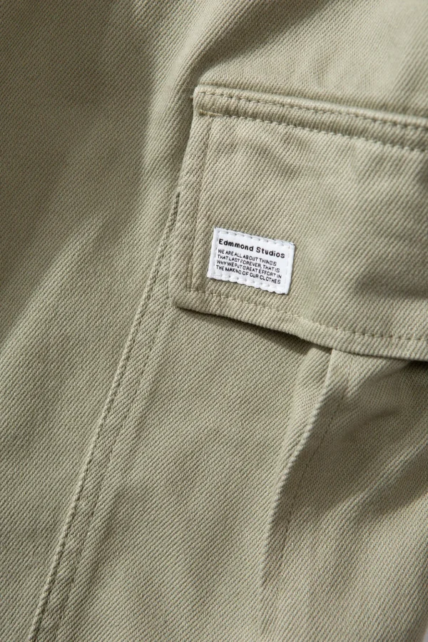Best Edmmond Studios Cargo Pants Plain Khaki