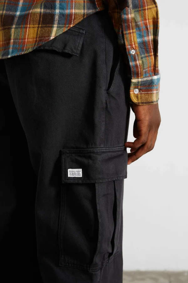 Discount Edmmond Studios Cargo Pants Plain Navy