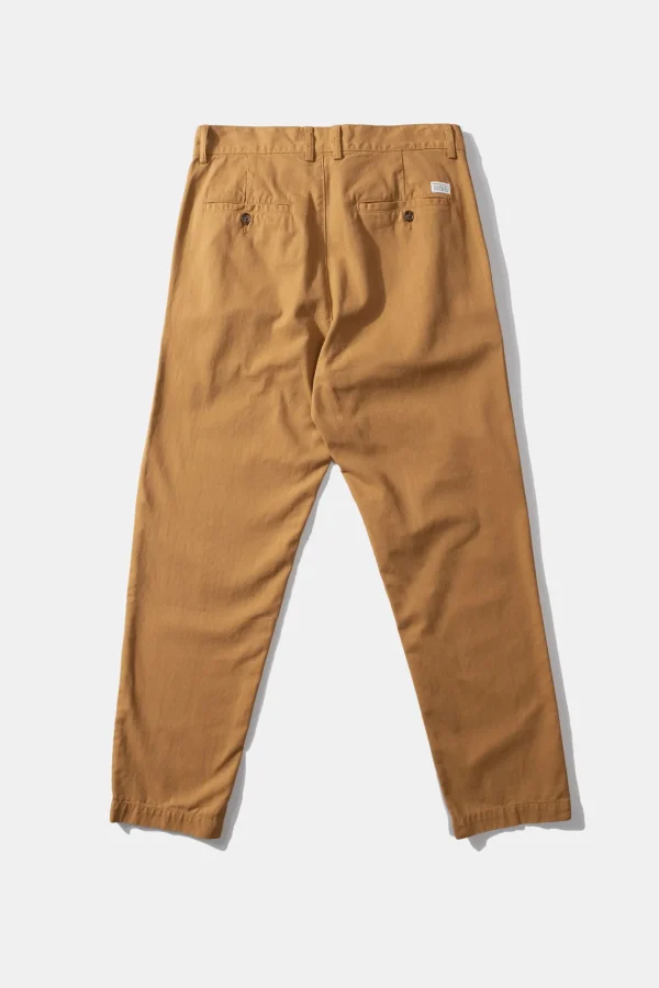 Outlet Edmmond Studios Chino Herringbone Plain Caramel