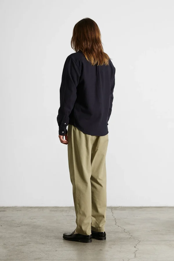 Best Edmmond Studios Chino Herringbone Plain Khaki
