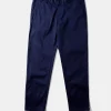Outlet Edmmond Studios Chino Pants Plain Navy
