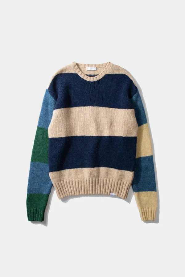 Outlet Edmmond Studios Clown Sweater Colour Block Navy