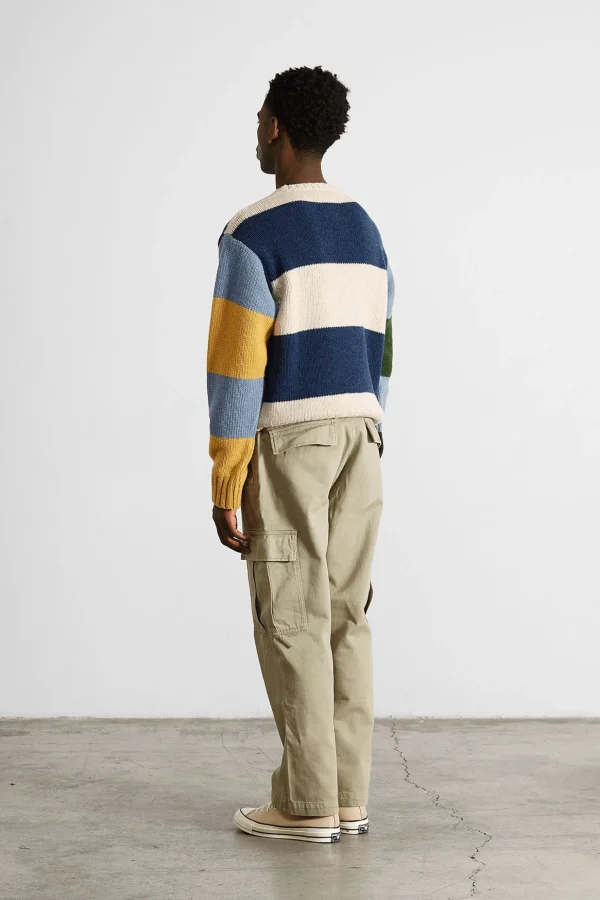 Outlet Edmmond Studios Clown Sweater Colour Block Navy