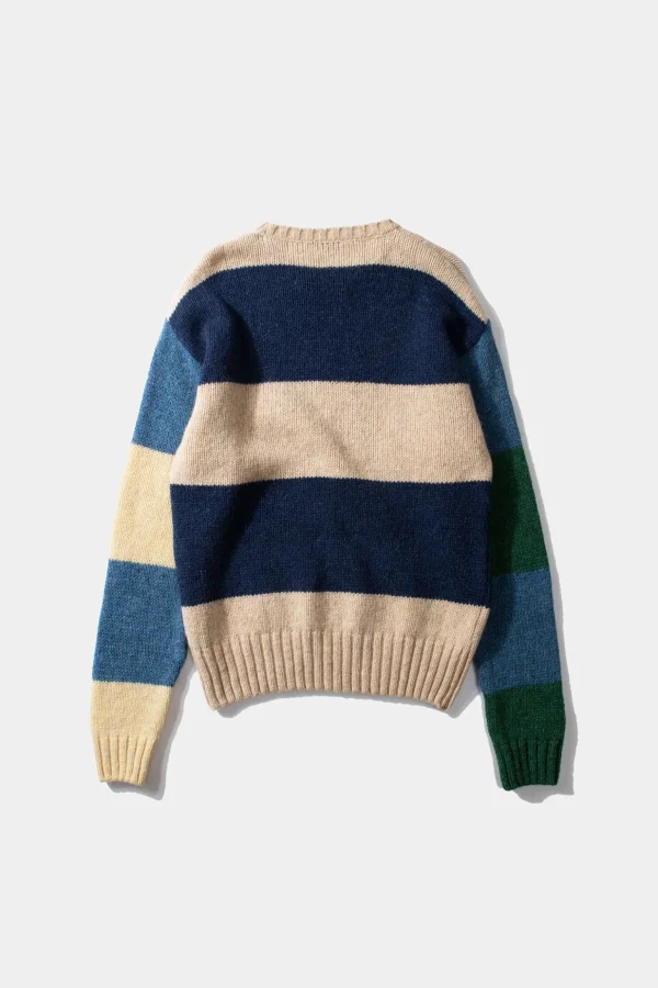 Outlet Edmmond Studios Clown Sweater Colour Block Navy