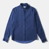 Outlet Edmmond Studios Day Shirt Denim Plain Stonewash