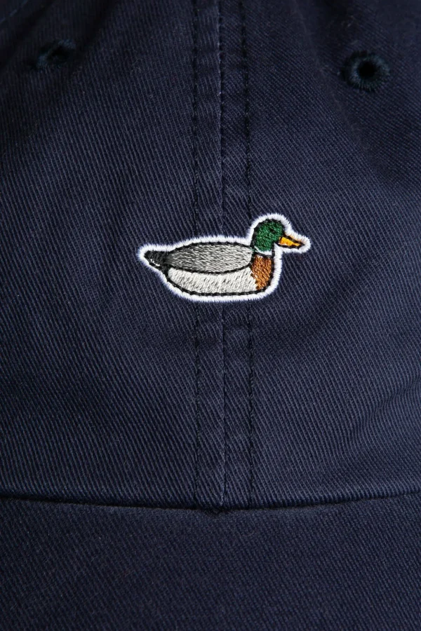Shop Edmmond Studios Duck Patch Cap Ns Plain Navy