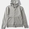 Best Sale Edmmond Studios Duck Patch Zip Hoodie Plain Grey