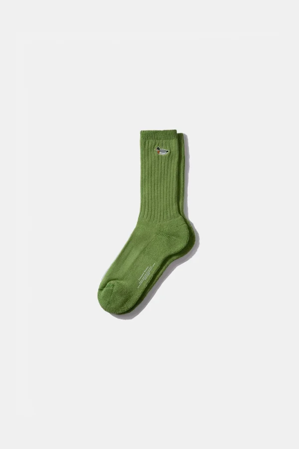 Best Sale Edmmond Studios Duck Socks Plain Green