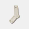 Shop Edmmond Studios Duck Socks Plain Off White