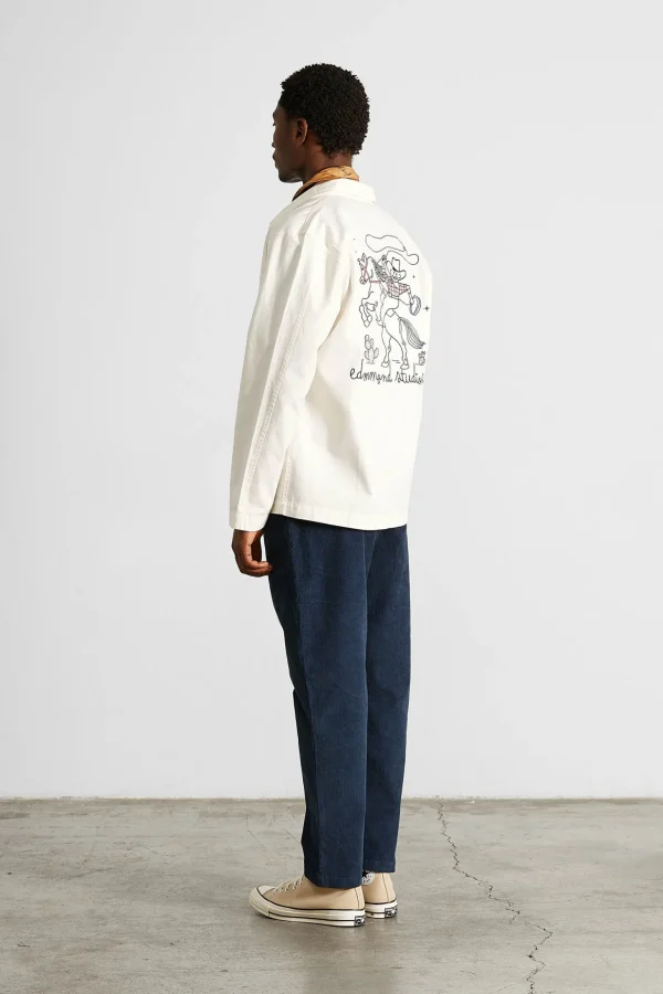Store Edmmond Studios Embroidery Jacket Plain Off White