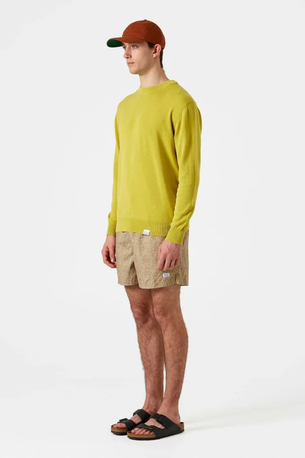 Sale Edmmond Studios Flax Sweater Plain Green