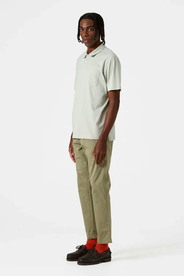 Flash Sale Edmmond Studios Jersey Polo Plain Sage