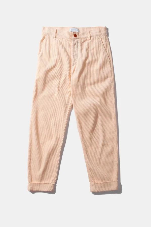 Shop Edmmond Studios Jorge Pants Plain Off White