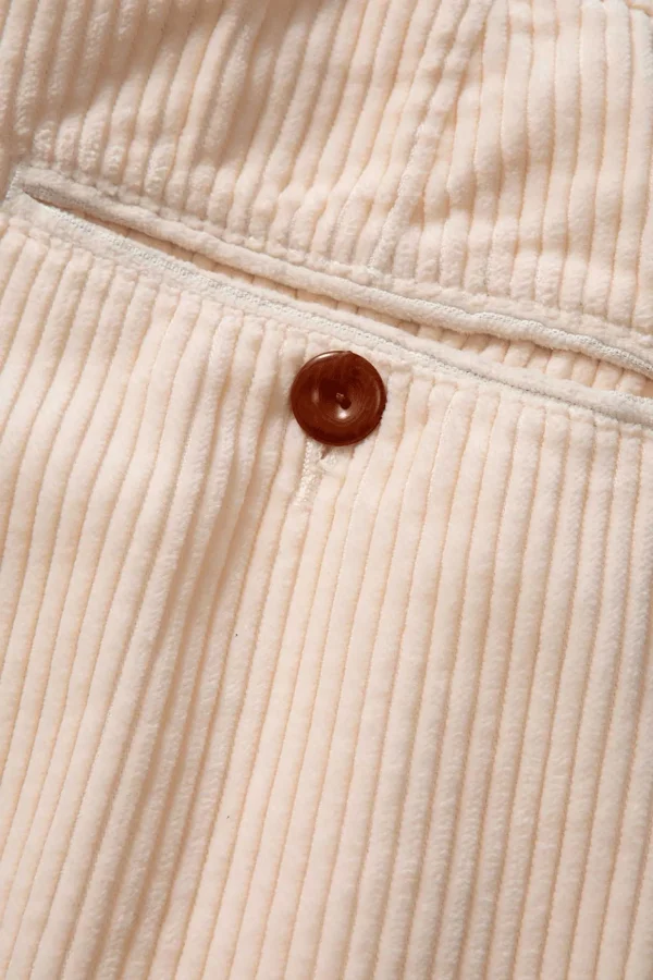 Shop Edmmond Studios Jorge Pants Plain Off White