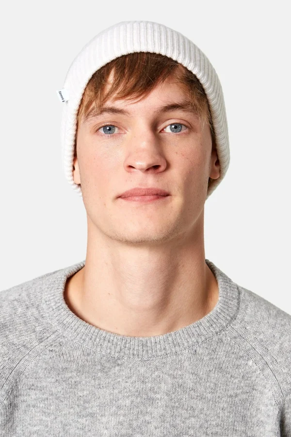 Discount Edmmond Studios Knit Beanie Plain Beige