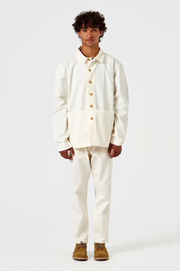 Outlet Edmmond Studios Lab Jacket Plain Off White