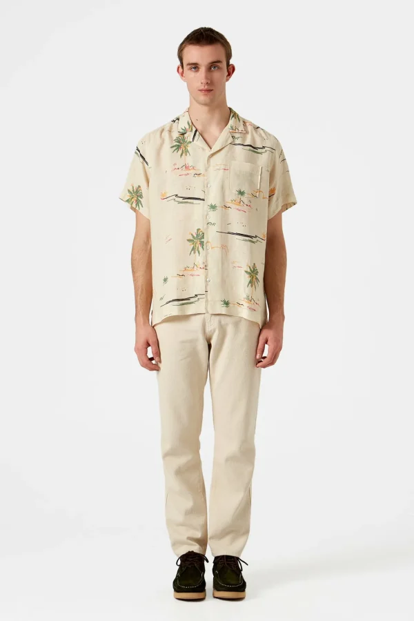 Cheap Edmmond Studios Matt Short Sleeve Plain Off White
