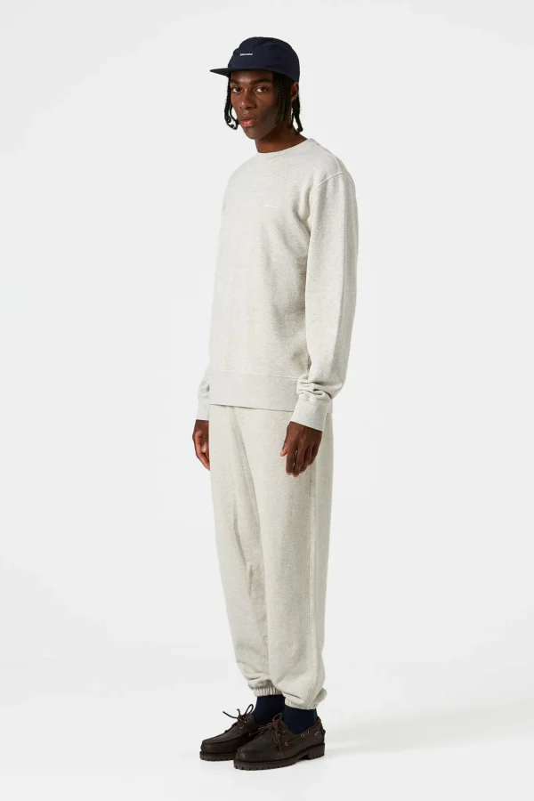 Store Edmmond Studios Mini Logo Pants Plain Light Grey