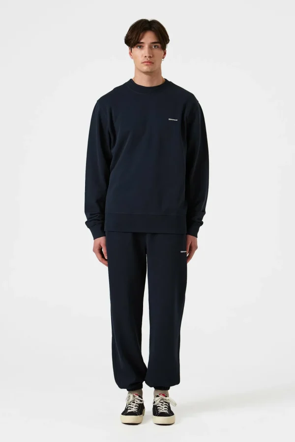 Best Sale Edmmond Studios Mini Logo Pants Plain Navy
