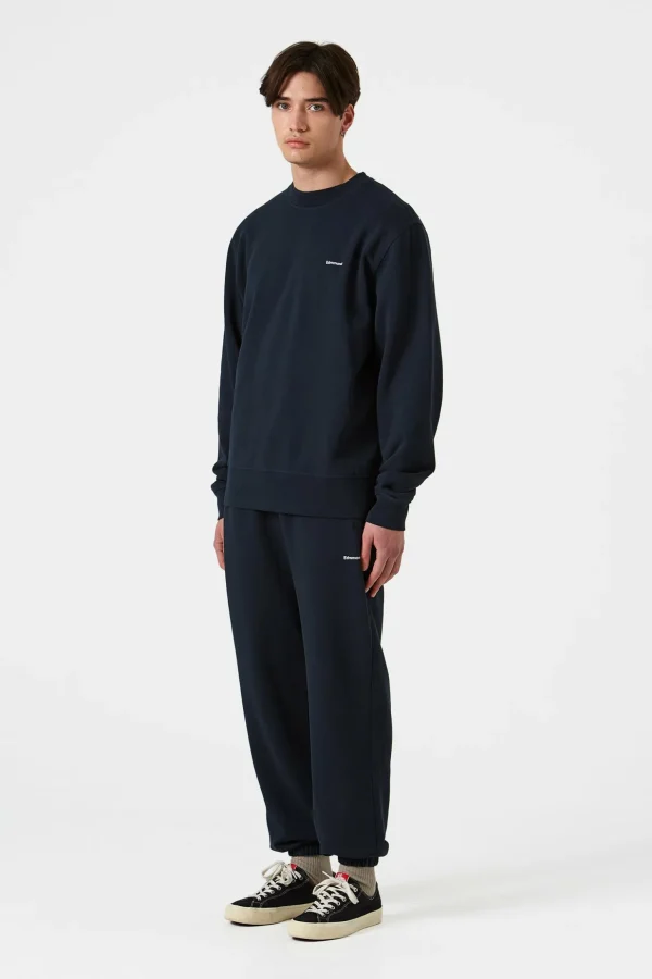 Best Sale Edmmond Studios Mini Logo Pants Plain Navy