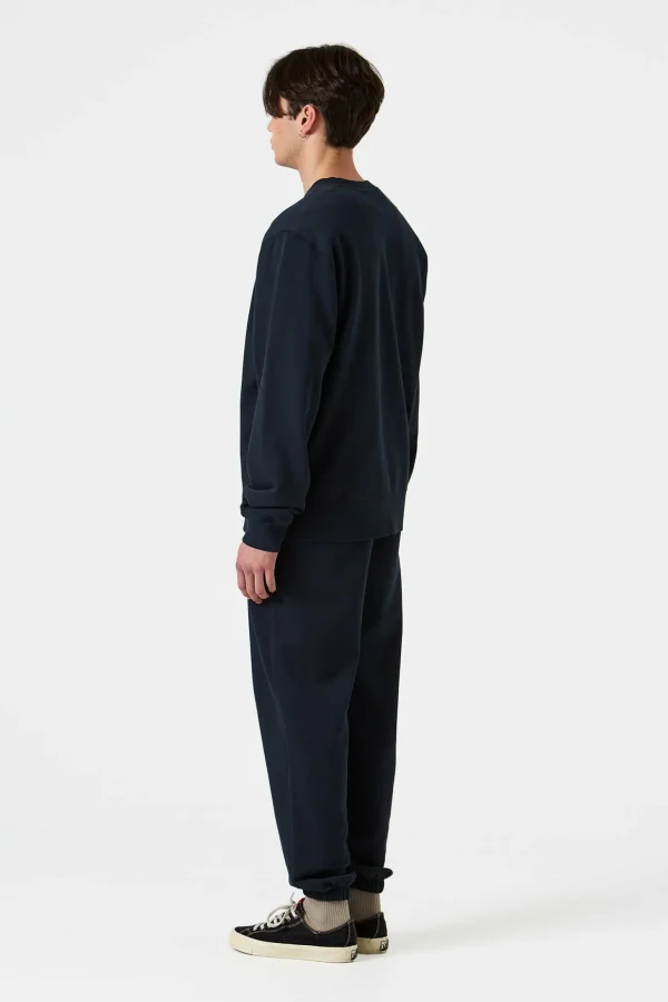Best Sale Edmmond Studios Mini Logo Pants Plain Navy