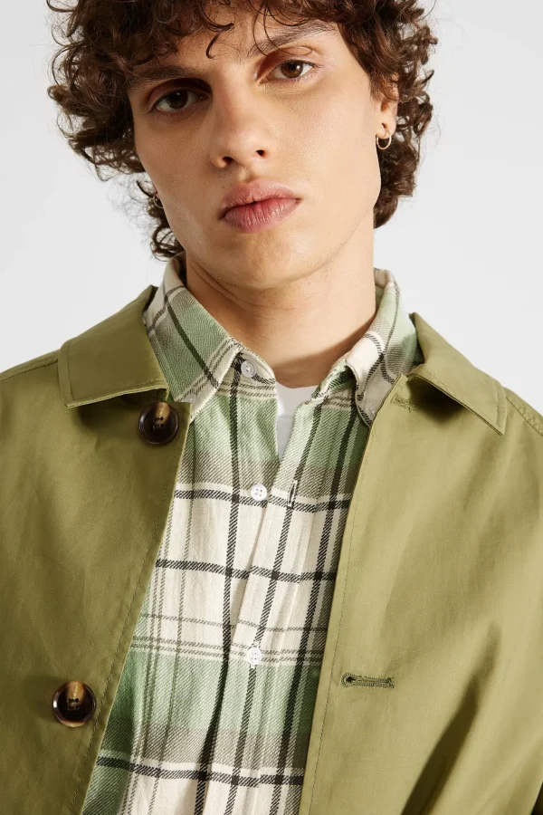New Edmmond Studios Morning Coat Plain Olive