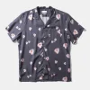 Cheap Edmmond Studios Orchid Short Sleeve Plain Navy