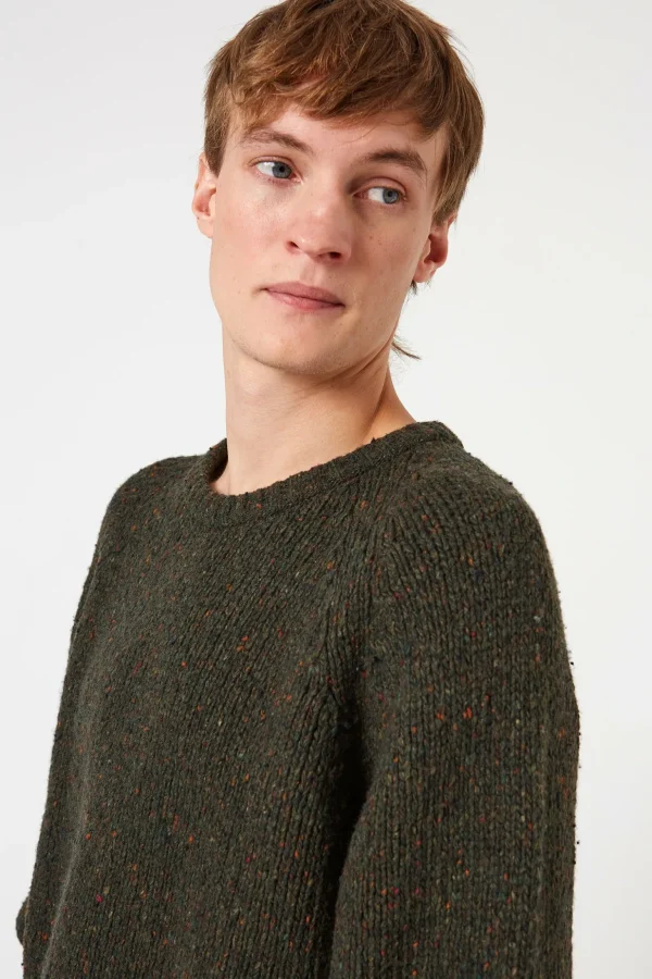 Sale Edmmond Studios Paris Sweater Plain Khaki