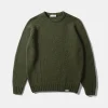 New Edmmond Studios Paris Sweater Plain Olive