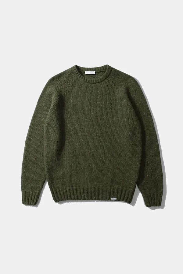 New Edmmond Studios Paris Sweater Plain Olive
