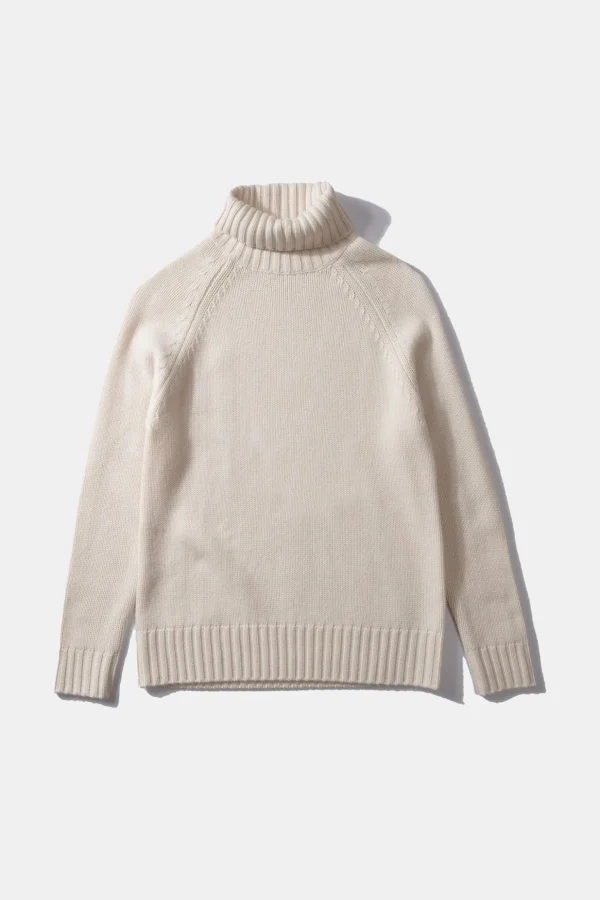 Cheap Edmmond Studios Paris Turtle Neck Plain Off White
