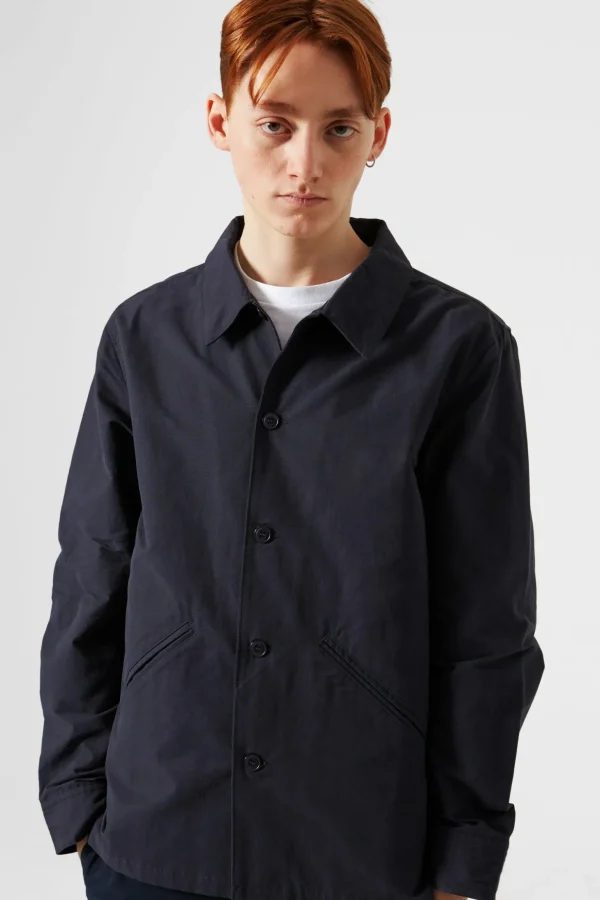 Discount Edmmond Studios Pocket Jacket Plain Navy