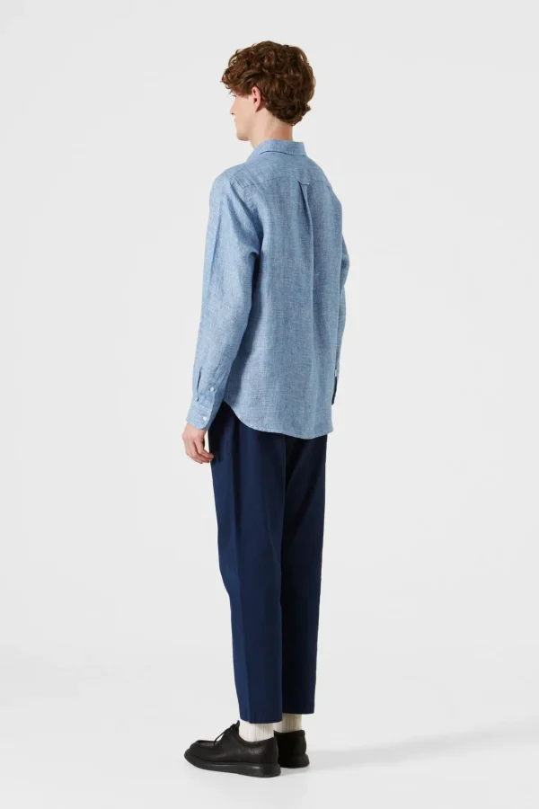 New Edmmond Studios Port Shirt Plain Blue