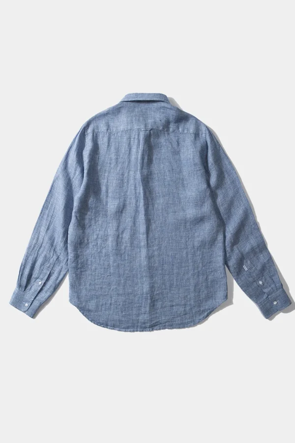 New Edmmond Studios Port Shirt Plain Blue