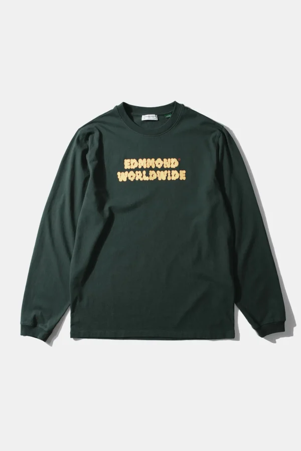 Clearance Edmmond Studios Puff Ls Plain Dk Green
