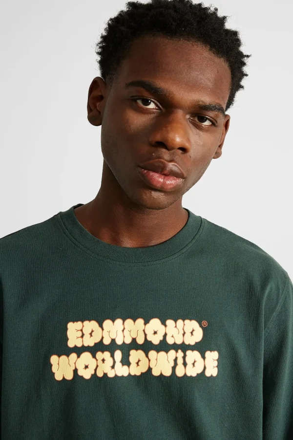 Clearance Edmmond Studios Puff Ls Plain Dk Green