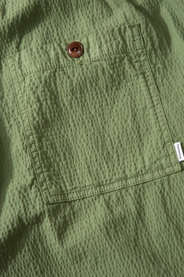 Cheap Edmmond Studios Seersucker Pants Plain Khaki