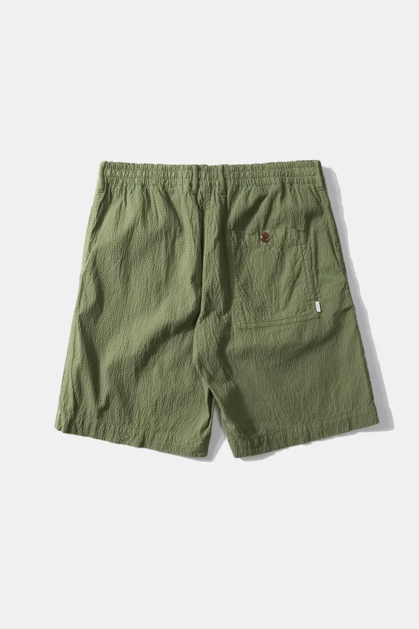 Clearance Edmmond Studios Seersucker Plain Khaki