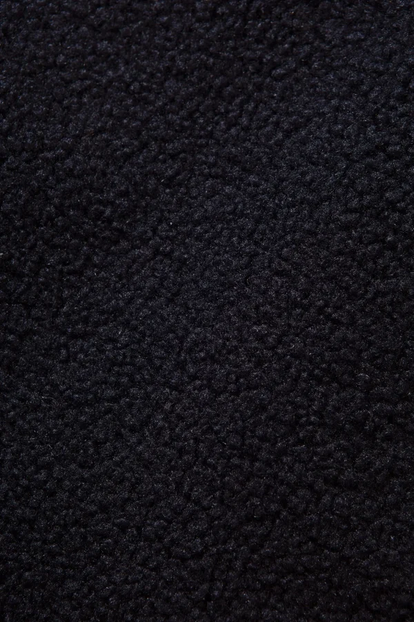 Hot Edmmond Studios Shearling Vest Plain Navy