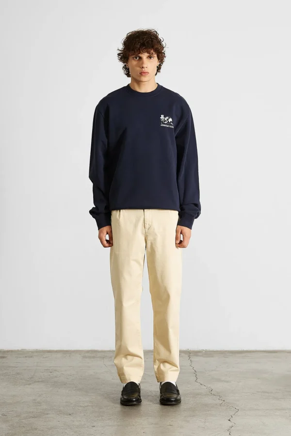 Outlet Edmmond Studios Slow Rythms Sw Plain Navy