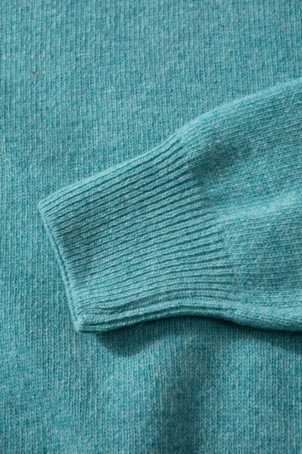 Shop Edmmond Studios Special Duck Sweater Plain Turquoise
